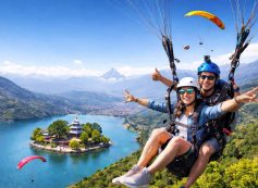 paragliding adventure in Pokhara
